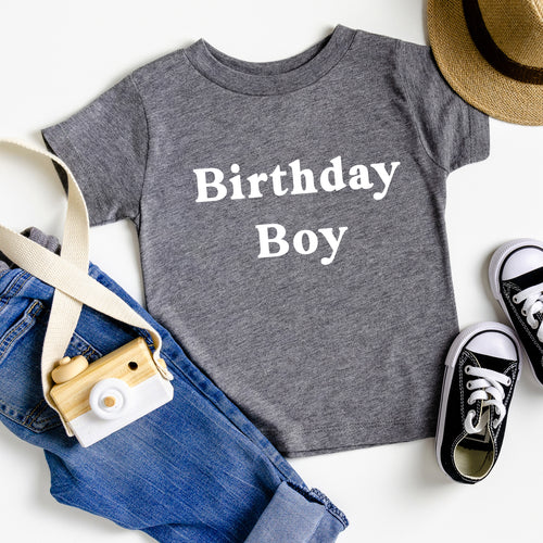 Birthday Boy Toddler Shirt - olivetreebysophie