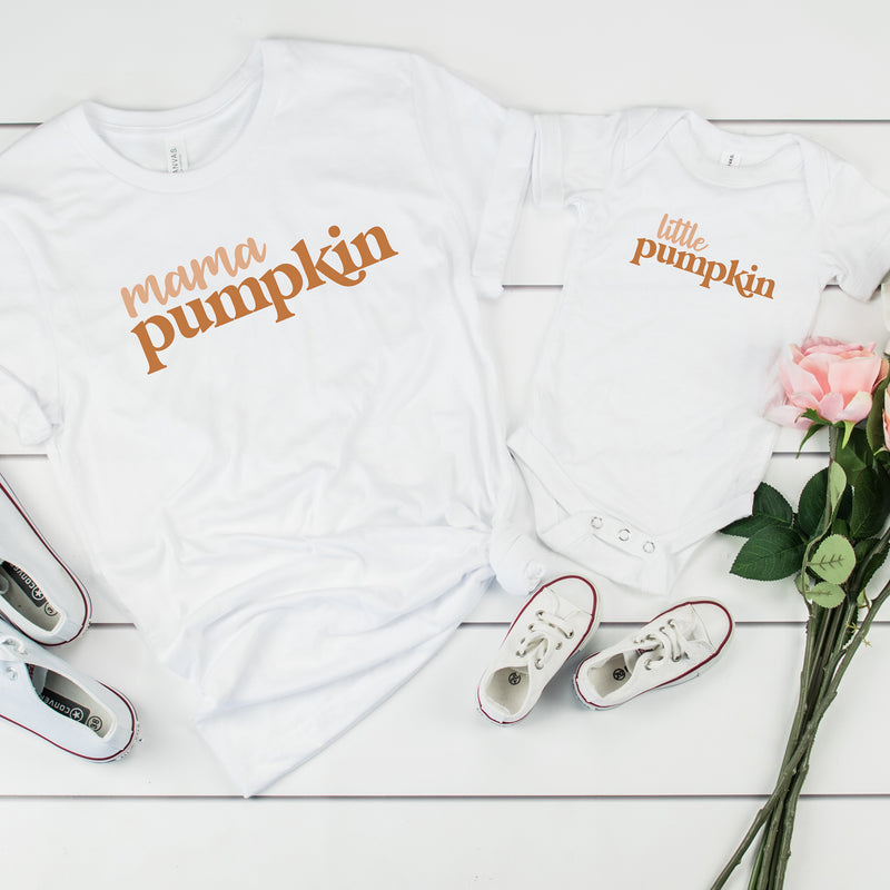 Mama Pumpkin & Little Pumpkin Set